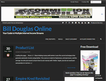 Tablet Screenshot of billdouglasonline.com